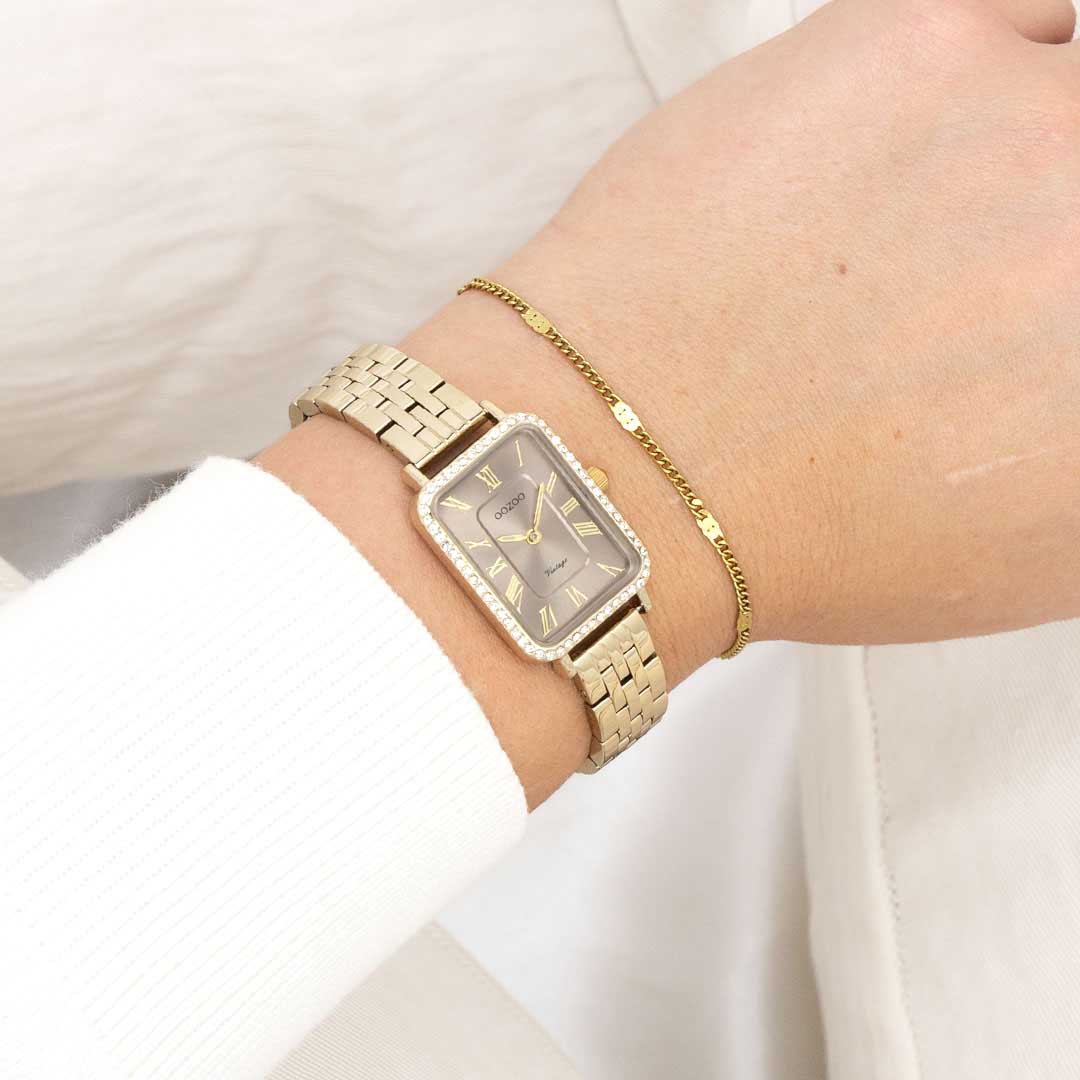 OOZOO Vintage Gold Stainless Steel Bracelet C20415